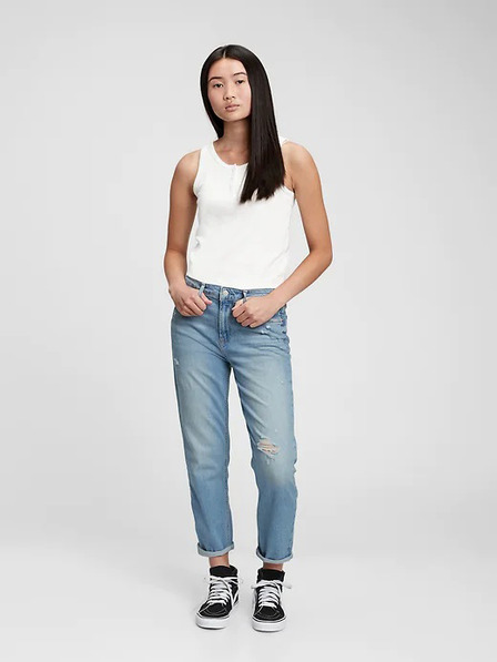 GAP Teen High Rise Girlfriend Washwell™ Jeans