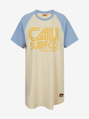 SuperDry Cali Surf Raglan Tshirt Dress Sukienka