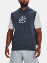 Under Armour Curry Fleece SLVLS Hoodie-GRY Bluza
