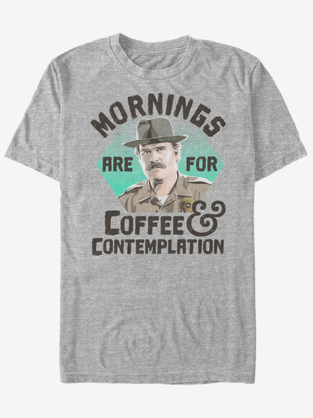 ZOOT.Fan Netflix Hopper Mornings Are For Coffee Contemplation Koszulka