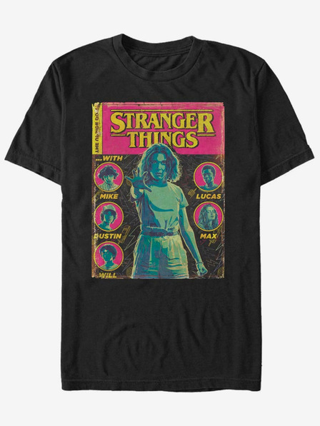 ZOOT.Fan Netflix Komiksová obálka Stranger Things Koszulka
