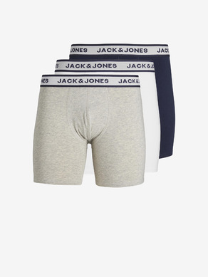 Jack & Jones Solid 3-pack Bokserki