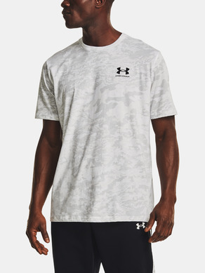 Under Armour UA ABC CAMO SS - bílá Koszulka