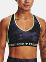 Under Armour UA Project Rock Crssbk Bra Print Biustonosz Sportowy