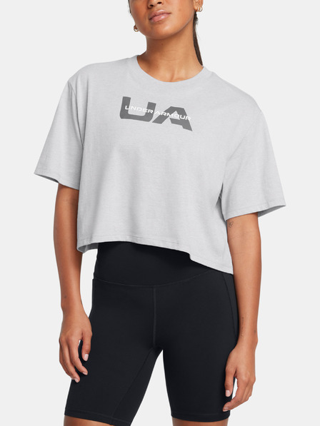 Under Armour UA Boxy Crop Branded SS Koszulka