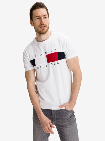 Tommy Hilfiger Textured Flag Koszulka